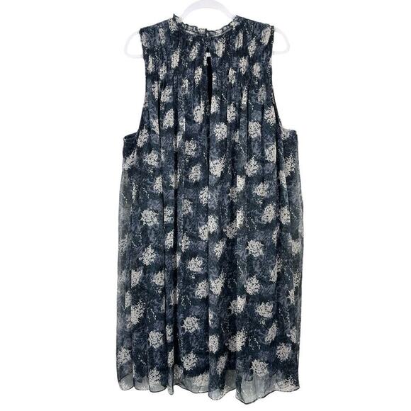 Joie Baltic Print Mini Dress Baltic Print XXL Floral Swing Trapeze Romantic - Picture 11 of 16